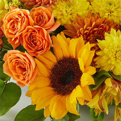 Autumn Harmony Centerpiece –  Nicholasville Florist, Nicholasville KY
