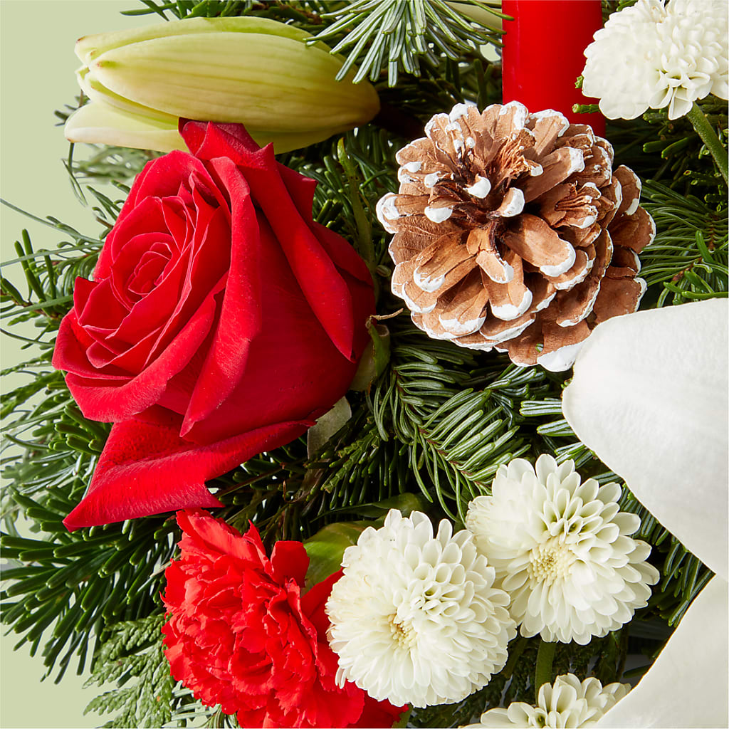 Seasonal Festivities Centerpiece –  Nicholasville Florist, Nicholasville KY