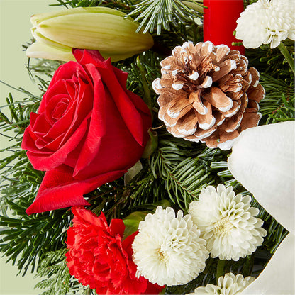 Seasonal Festivities Centerpiece –  Nicholasville Florist, Nicholasville KY