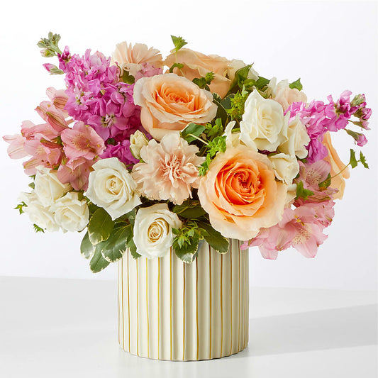 Paradise Bouquet with Ivory Vase –  Nicholasville Florist, Nicholasville KY