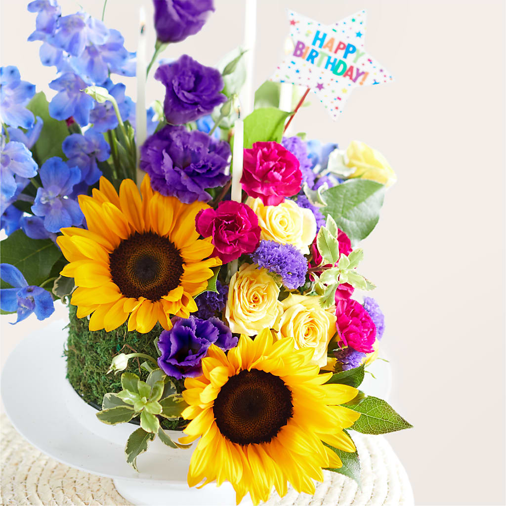 Star of the Day Floral Cake –  Nicholasville Florist, Nicholasville KY